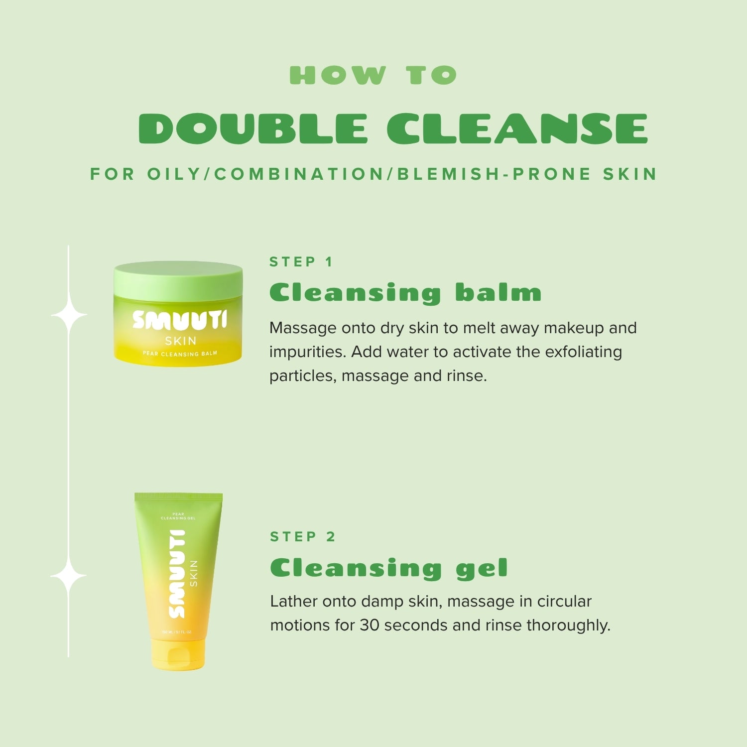 Double Cleansing Duo For Oily/Combo Skin