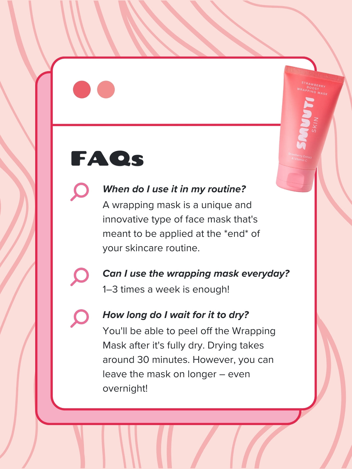 Strawberry Boost Wrapping Mask