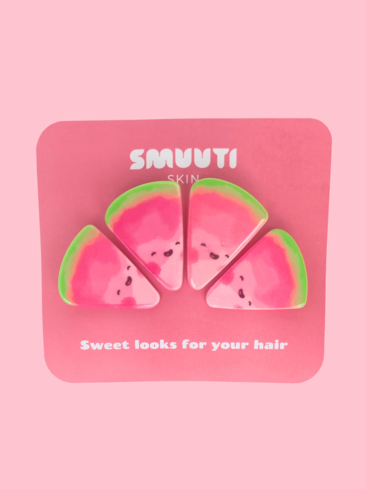 Watermelon Hair Clips