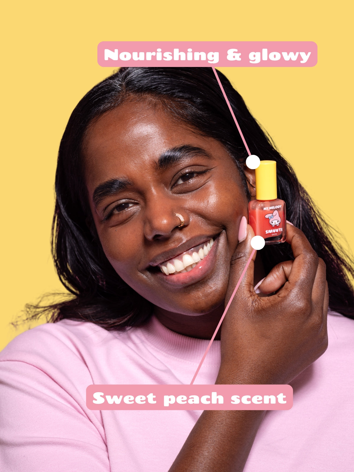 My Melody Peach Lip Oil