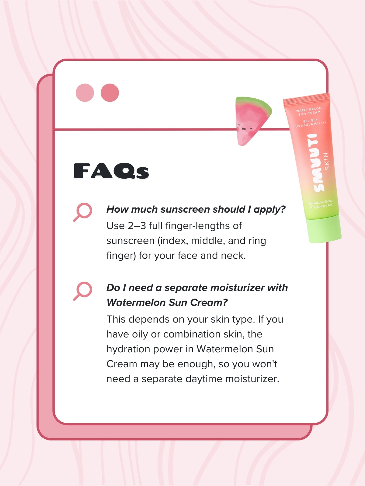 Watermelon Sun Cream SPF50+ PA++++