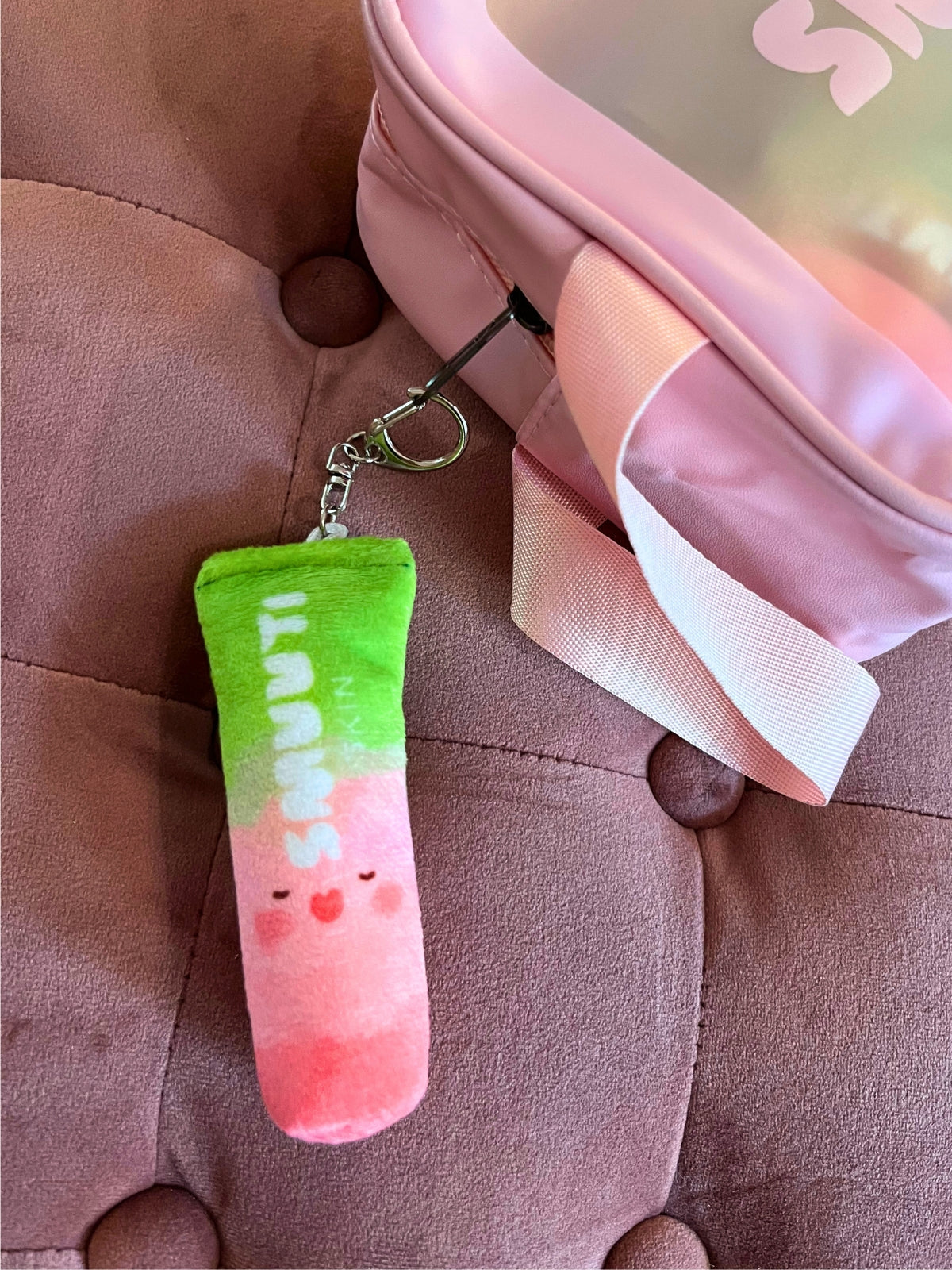 Watermelon Plushie Keychain